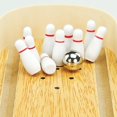 thumbnail image 3 of Mini juego de bolos, juego de bolos de mesa de madera para escritorio, juego de bolos para interiores, juguete clásico de tablero de bolas de escritorio, 3 of 5