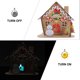 thumbnail image 3 of KAKOWELY 2 juegos de cabañas navideñas DIY, regalo creativo, casa pequeña de cartón para que los niños jueguen., 3 of 5