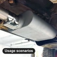 thumbnail image 6 of Universal Exhaust Muffler 409 Stainless Steel Performance Muffler for Cars Trucks, 2.5" Inlet (ID) 2.5" Outlet (ID), offset in-offset out, 6 of 8