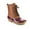 Bordeaux, variant on AXNY DYLAN Women's Lace Up Two Tone Combat Style Calf Rain Duck Boots