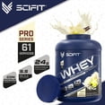 thumbnail image 4 of Proteína 100% Whey SCIFIT Sabor Vainilla Cremosa 5 lb 61 serv, 4 of 5