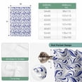 thumbnail image 6 of Purple Flower Pattern Balloon Curtains for Windows, Bedroom Curtains 54 Inch Length, Vintage Floral Botanical Simple Tie Up Curtains Panels Thermal Insulated Bathroom Curtains Window 42"x54", 6 of 8