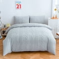 thumbnail image 1 of Nordic Kotak-kotak Selimut Penutup Pasangan Tempat Tidur Set 135 Tempat Tidur Ganda Penutup 150 Twin Queen King Seprai Linen 220X240 Selimut Penutup, 1 of 5