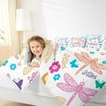 thumbnail image 4 of Castle Fairy Dragonfly Floral Comforter Set, Full, 3-Piece, 4 of 8