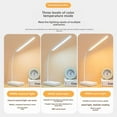 thumbnail image 2 of Portable LED Desk Lamp for Students - USB Rechargeable Eye-Caring Reading Light with 3 Color Temperatures, Adjustable Stand, Durable Design, Includes Charging Cable & Adapter - Ideal for Study,, 2 of 6