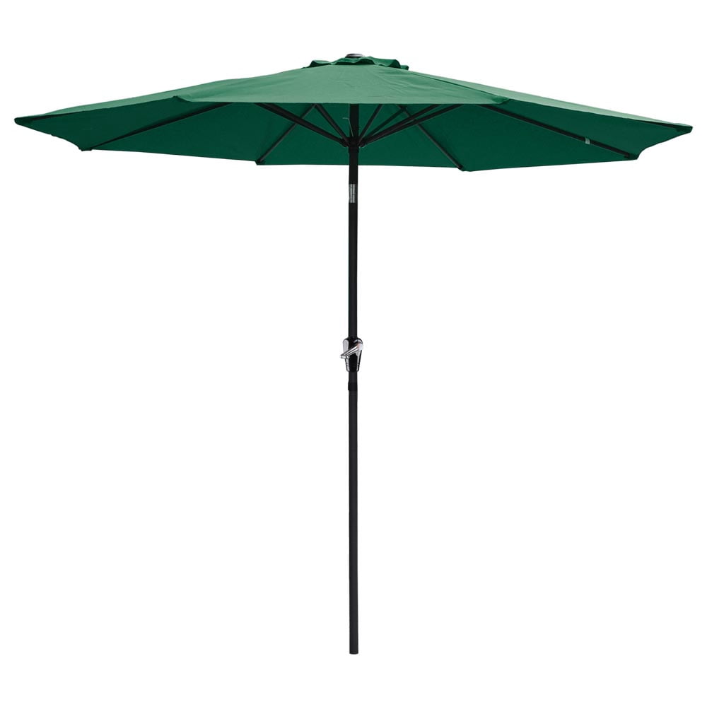 Yescom 9ft Aluminum Outdoor Patio Umbrella Uv 30 With Crank Tilt 8 Ribs Air Vented For Garden Patio Table Deck Market Yard Beach Pool Pool Cafe Ranch Walmart Com Walmart Com