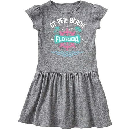 

Inktastic St Pete Beach Florida Gift Toddler Girl Dress