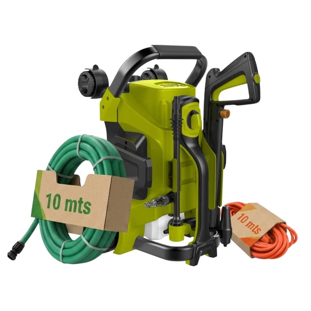 Hidrolavadora Koblenz HL-480H 2000PSI, con Manguera de 10m y Extensión Electrica de 10m