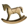 thumbnail image 5 of Kuntesetty Rocking Horse Artistic Decoration Handcraft Ornament for Gift Porch Tabletop Light Yellow, 5 of 9