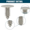 thumbnail image 3 of Unique Bargains 30 Pcs Universal 9mm Push Bumper Fastener Rivet Clips Gray, 3 of 6