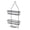 Extra Wide Matte Black, variant on Moorefield 3-Tier Hanging Shower Caddy with Suction Cups, Non-Slip Neck, Bathroom Organizer, Gold