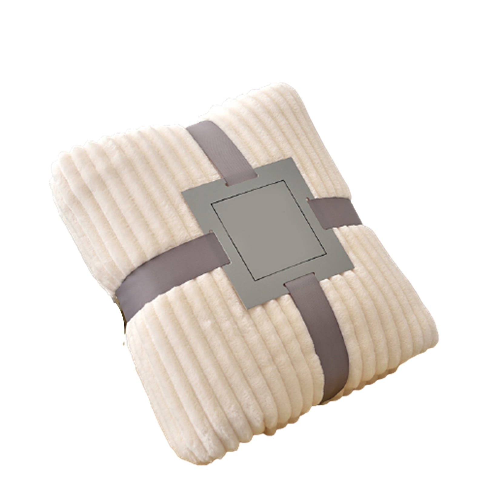 Large Flannel Fleece Throw Blanket 100x150cm Polyester Soft Cozy