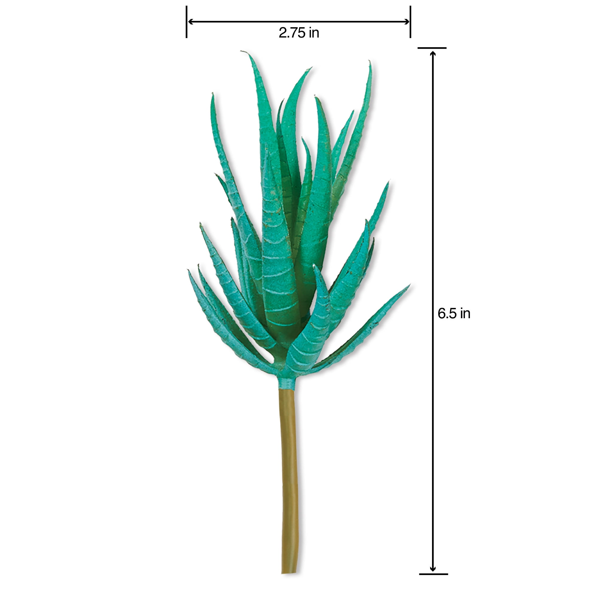Mainstays 6.5" Artificial Aqua Agave Succulent Pick