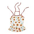 thumbnail image 2 of Dnzceghtig Falda con tirantes para mascotas, estampado de girasol, transpirable y cómodo, vestido para perros pequeños y medianos, perros y gatos, 2 of 8