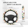 thumbnail image 2 of Yiaed Floral Vintage Steering Wheel Cover,Universal 15 Inch Anti Slip Steering Wheel Protector Car Accessories Interior for Auto Truck SUV, 2 of 5