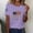 Light Violet, variant on JFGHDG Womens T Shirts Years Anniversary Tee Usa Themed 4th Of July Tee Casual Patriotic & July 4th Tee Hawaiian Patriotic Independence Day Shirt Beige L