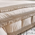 thumbnail image 5 of Move Over Handmade Tassel Bedding Sets Taupe Boho Macrame Tassle Duvet Cover Set King Three Layer Tassel Pattern Washed Microfiber No Filling, 5 of 9