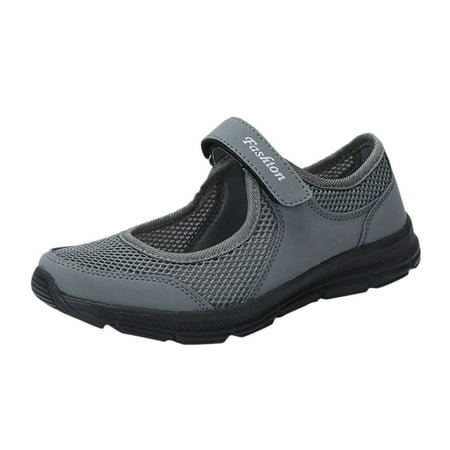 

NECHOLOGY Sandals Women Go Walk Fashion Women Shoes Summer Sandals Slip Fitness Running Sports Shoes Tan Wedge Sandals for Women Dark Gray 39