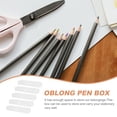 thumbnail image 4 of Transparent Plastic Pen Holder for Storage with Reliable Lid Design and Oblong Shape 5pcs, 4 of 6