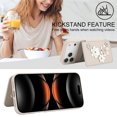 thumbnail image 4 of Tianyeda for iPhone 17 Pro Wallet Case with Credit Card Holder,Kickstand,ID/Cash Holder,Case Wallet with Card Slots,Durable PU Leather Shockproof Cover White, 4 of 5