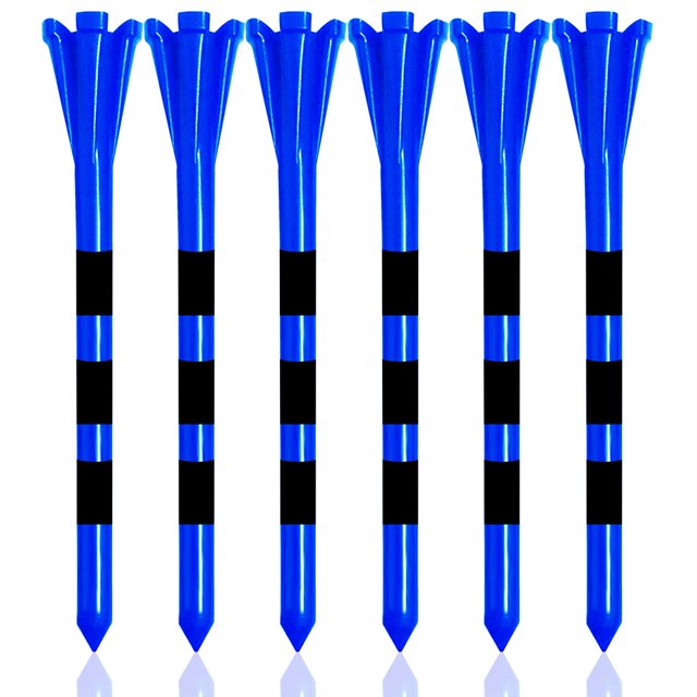 Bsvklp 50 Tees Golf Profesionales Irrompibles 5 Garras 3 27 Pulgadas X 2 76 Pulgadas (83 Mm Azul)