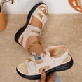 thumbnail image 2 of Zapatos de Verano Casuales para Mujeres de Moda Y Casual Primavera Y Verano Desgaste Exterior Cómodos Zapatos de Pie Abierto de Playa con Suela Gruesa con Correas Sandalias, 2 of 9