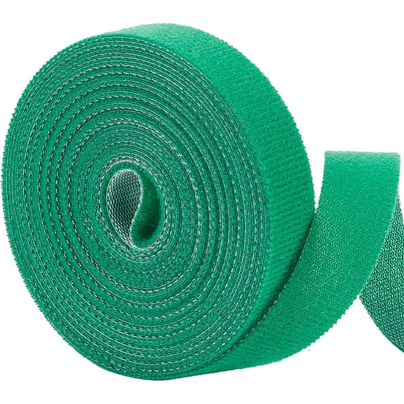 16.4 Feet Garden Green Tape Nylon Tearable Reusable Sturdy Adjustable Thicker Plant Supports Twist Ties Straps Tapes for Home Office Gardening Climbing Plants Vines Tomatoes Balcony