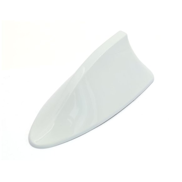 Unique Bargains White Shark Fin Shaped Aerial Car Auto Roof AM/FM Radio Signal Antenna