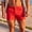 (Casual 48)Red, variant on DayScoop Mens Shorts Casual Breeches Summer Fashion Solid Color Button Zipper Turn The Feet Inward Short Pants