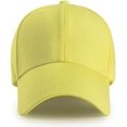 thumbnail image 1 of ORUYROP Men Women Plain Cotton Structured Baseball Cap Adjustable Strapback 6 Panel Hat, 1 of 2