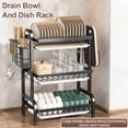 thumbnail image 2 of Rack Almacenamiento Platos Drenador 2/3 Niveles Multifunción para La en El, 2 of 9
