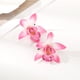 thumbnail image 5 of Horquillas de orquídeas simuladas, pinza para el pelo de flor blanca y rosa para mujer, horquilla para foto de playa de viaje de verano, Clip LATERAL, tocados de moda, 5 of 5
