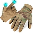 thumbnail image 2 of Gants de Moto Écran Tactile Respirants Antidérapants Sangle de Poignet Réglable Protection des Jointures Gants à Doigts Complets, 2 of 8