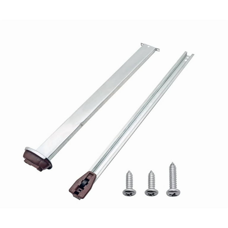 metal tracks for dresser drawers 16-inch Basic Metal Drawer Slide (Corresponding wood slide sold separately)