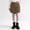 Army Green, variant on Girls Cotton Cargo Utility Mini Skirt Army Green Wrap Asymmetrical Hem with Pockets Y2K Streetwear,Size 7-8 T