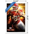thumbnail image 3 of NFL Kansas City Chiefs - TraVis Kelce 16 Wall Poster, 14.725" x 22.375", Framed, 3 of 3
