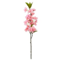 chaungfeng Artificial Cherry Blossom Branches, Silk Peach Blossom Fake Flowers Arrangements, Home Wedding Decoration, for Table Centerpiece, Office Desk 5.1"x20.4"