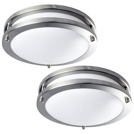 Luxrite Led Flush Mount Ceiling Light 10 Inch Dimmable