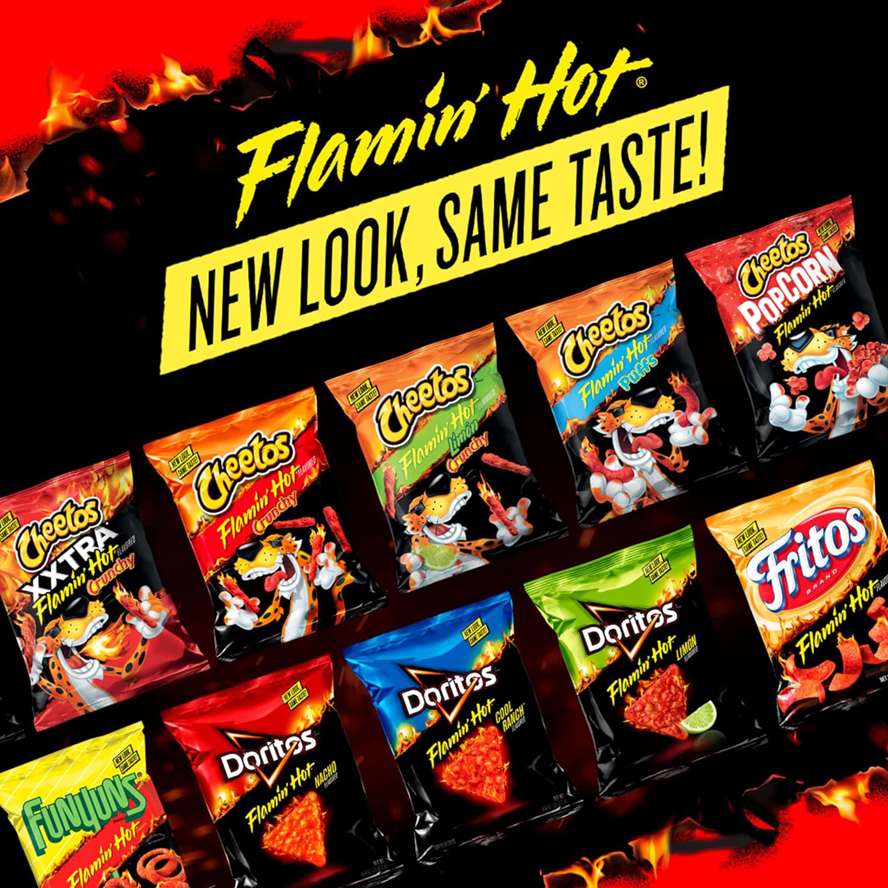 Funyuns Flamin' Hot Onion Flavored Rings, 6 oz Bag
