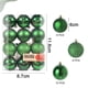thumbnail image 2 of Adornos de bolas de Navidad para árbol de Navidad, decoraciones navideñas, bolas, adornos navideños para fiestas de bodas, ganchos de bolas colgantes, 2 of 5