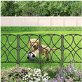 thumbnail image 5 of 10 Panels 24in(H)×10ft(L) D rative Garden Fences and Borders for Dogs No Dig Metal Fence Panel Garden Edging Border for Animal Barrier Fencing for Flower Beds Yard Patio, 5 of 6