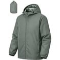 thumbnail image 5 of Miqool Windbreaker for Men Lightweight Water Repellent Lightweight Packable Zip Up Hooded Rain Jacket with Pockets for Running Hiking Cycling Travel, 5 of 9