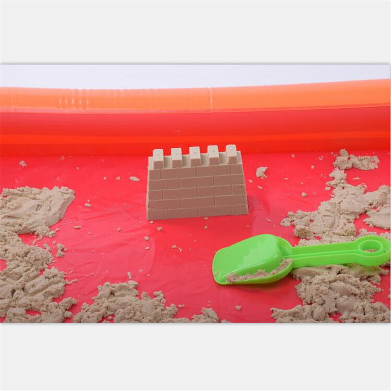 Inflatable Sand Tray Plastic Table Children Kids Indoor Playing Sand Clay Toy RS 