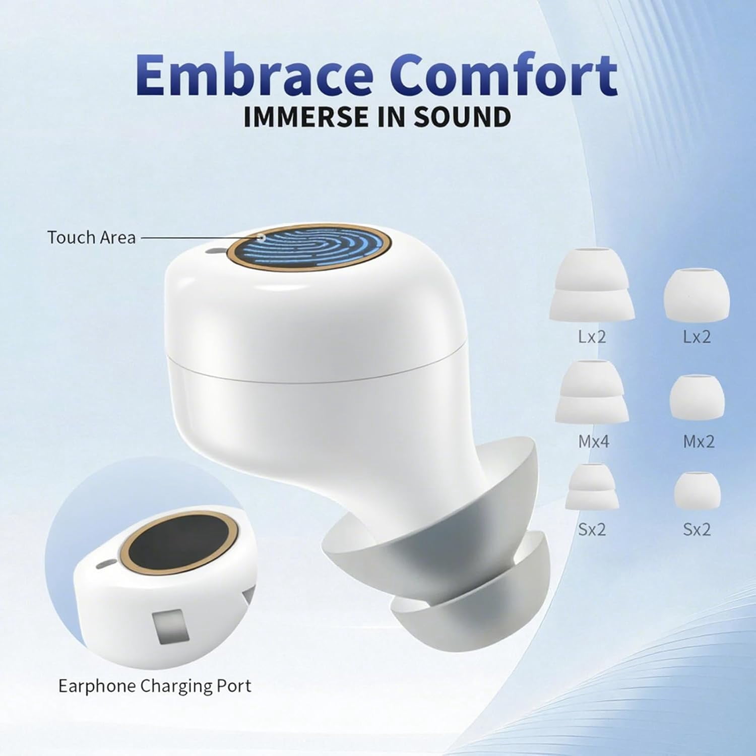 SUWU Hearing Aids for Seniors Rechargeable with Noise Cancelling, Adults Hearing Amplifiers for Severe Hearing Loss, Hearing Aid with Magnetic Charging Case, Personal Sound Hearing Amplifiers