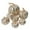 A002- Champagne, variant on 7 Pcs Gold Sequined Halloween Pumpkin Decorations Fall Decor Pumpkins Gold Table Decor for Halloween Party Thanksgiving and Autumn Home Display