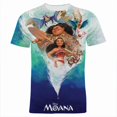 thumbnail image 1 of Moana dibujos animados Anime Kleidung Für Kinder Sommer Kurzarm 3D Druck Frauen camiseta Casual Übergroßen männer camisetas xuanjing unisex, 1 of 2