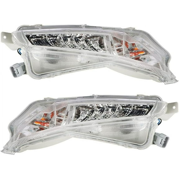 SEBLAFF 2 Pcs Daytime Running Fog Lamps Turn Signal Light Replacement for Camry XSE XLE 2015-2017