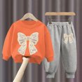 thumbnail image 2 of Toddler Girls Outfits Sets, Warm 2PC Fall and Winter Sweatshirts and Pants Active Wear Clothes Sets for Baby Kids Girls 2T 3T 4T 5T 6T 7T 8T M Size 2-3 Years, 2 of 4