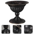 thumbnail image 1 of IDEANATEGRATE Florero De Metal Negro Vintage Para Arreglo Floral Y Centro De, 1 of 8