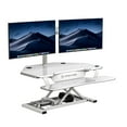thumbnail image 7 of VersaDesk PowerPro Smart Corner Electric Standing Desk Converter - Mdf & Metal, 2-Tier Sit-Stand with Programmable Height | White, 36" x 31", 7 of 7